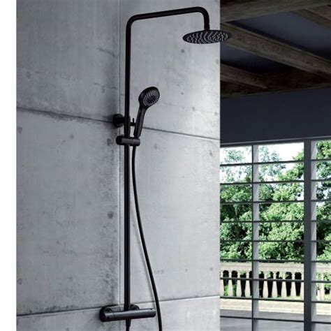 Columna Ducha Negra KENT - The Bath Point