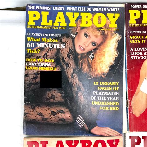 VINTAGE 1980s 1990s 2000s PLAYBOY MAGAZINE Lot of 7 (All With ...