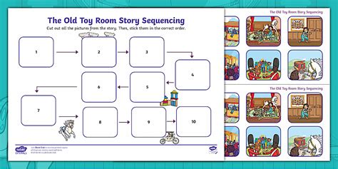 The Old Toy Room Story Sequencing Activity