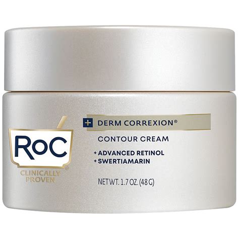 RoC Derm Correxion Contour Cream for Face and Neck Fragrance-Free ...