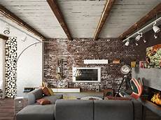 Exposed Brick Walls by Living Rooms With Exposed Brick Walls Exposed Brick Walls