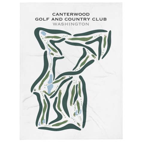 Canterwood Golf & Country Club, Washington - Printed Golf Courses ...