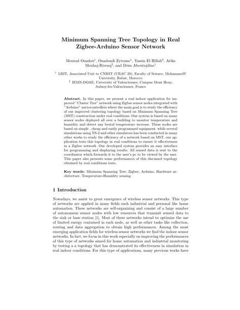 Arduino Sensor Network 的图像结果