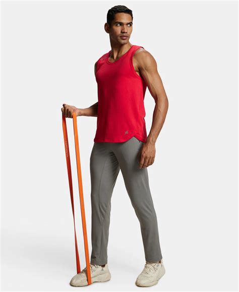 Buy Soft Touch Microfiber Elastane Stretch Trackpant with Side Pockets ...
