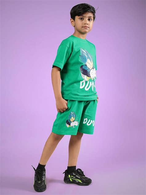 SATORU CO-ORD FOR BOYS & GIRLS GREEN