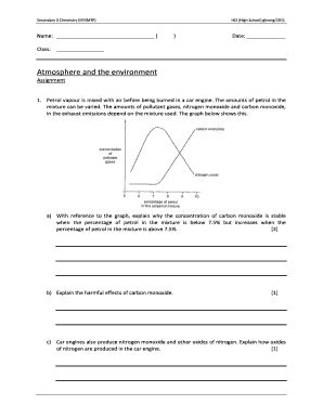 Fillable Online epichem wiki hci edu Atmosphere and the environment ...