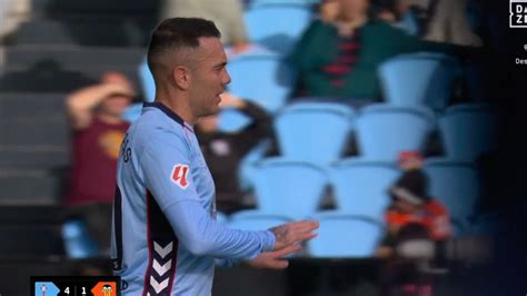 Celta Vigo: El gesto de Iago Aspas con un Valencia sin portero y la ...