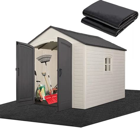 Amazon.com: Outdoor Storage Shed Floor Mat, Outdoor Carport Floor Mat ...