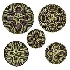 Buy SigmaScott Store Handcrafted Sabai Grass Plate, Handmade Eco ...