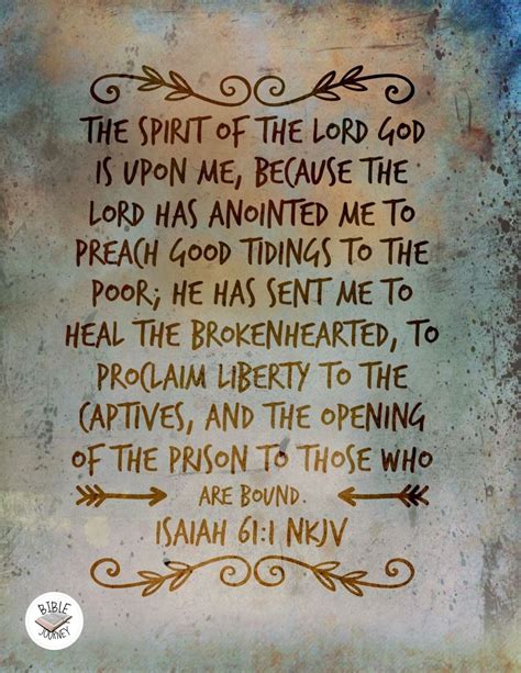 Isaiah 61:1 NKJV - Bible Verse Image