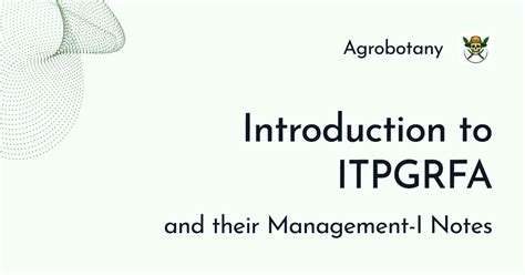 International Treaty on Plant Genetic Resources for Food and ...