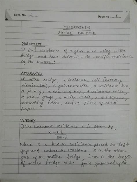 Image result for Meter Bridge Experiment Error Analysis