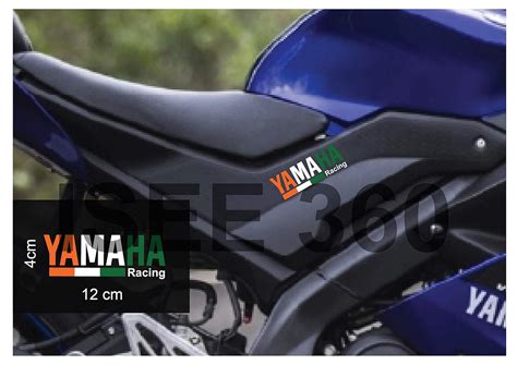 ISEE 360® Yamaha Racing Exterior Accessories Vinyl Decal Bike Stickers ...