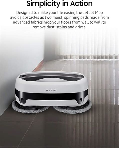 Samsung Jetbot Mop with Dual Spinning Technology Max 62% OFF