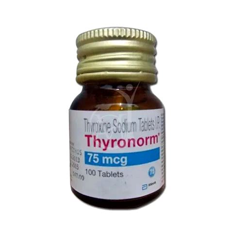 Thyronorm 75 Exporter in India - Jindal Medical Store