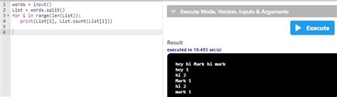Image result for Python 6.18 Lab Word Frequencies