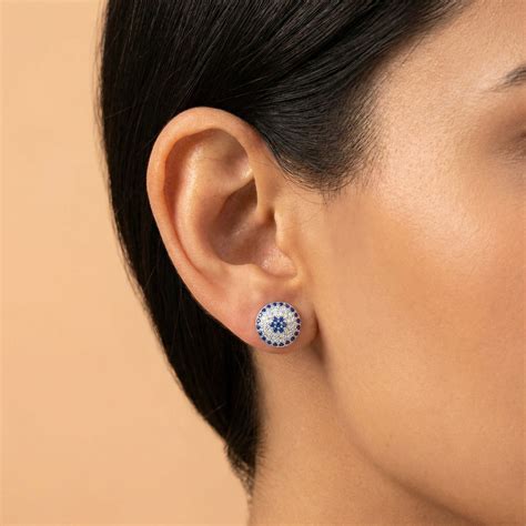 The Cerulean Halo Studs – Shop Siller