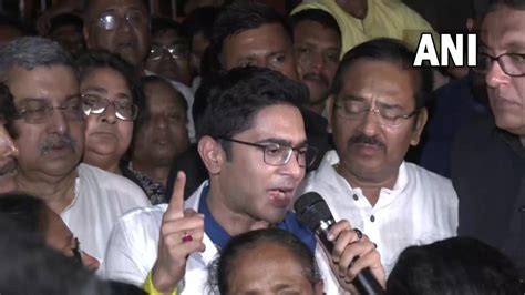 'Black day for democracy', TMC General Secretary Abhishek Banerjee ...