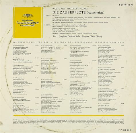 Ferenc Fricsay. RIAS-Symphonie-Orchester Berlin. Mozart. Die ...