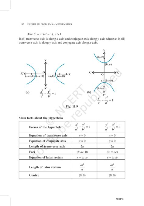 NCERT Exemplar Class 11 Maths Chapter 11 - Conic Sections