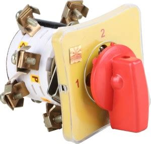 KLICK Gold Rotary Switch, Four Way Switch, Heavy Duty, Fire Retardant ...