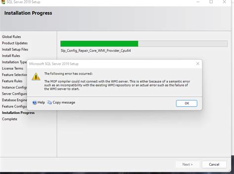 Microsoft SQL Server 2019 Error 2 的图像结果