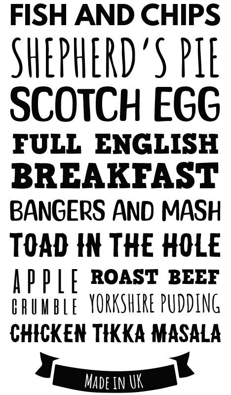 Personalised restaurant menu shop window sticker