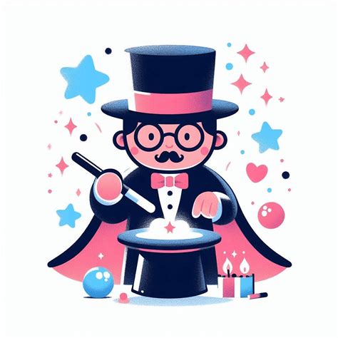 Clipart of Magician Image - ClipartWorld