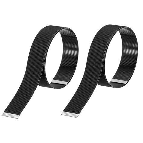 MECCANIXITY Black Flat Flexible FPV FPC FFC Cable 20 Pins 0.5mm Pitch ...