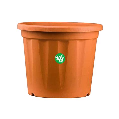 WinWoodsAgri 18 INCH Flower Pot Pack of 2 * Very Big Size**/ Indoor and ...