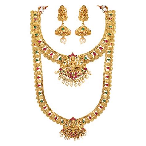 Buy RAJKANYA Copper Jewellery Set for Girls (Multi-Colour) (RK1115) at ...