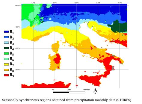Analyzing Space–Time Coherence in Precipitation Seasonality across ...