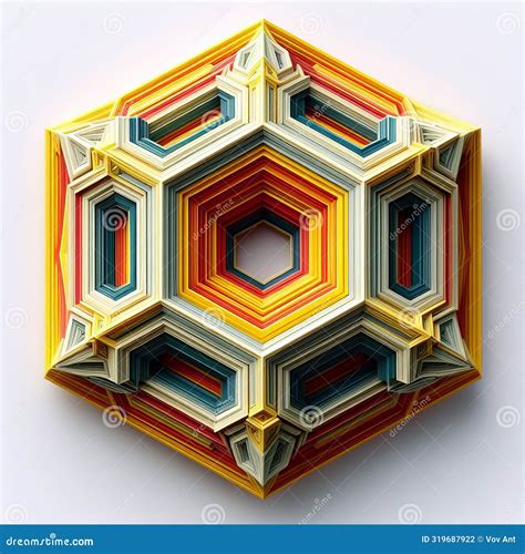 Heptagon a Seven Sided Shape with Seven Angles and Sides, Islat Stock ...