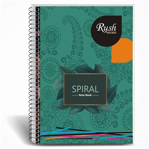 Rush Premium Spiral A4 Notebook Ruled | 300 Pages | A4 Wiro Register ...