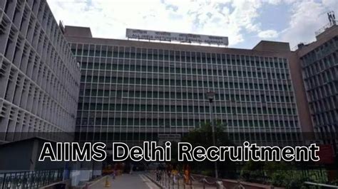 AIIMS Recruitment 2024: Apply for Junior Resident posts, check details