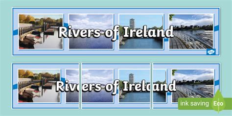 Rivers of Ireland Photo Display Banner (teacher made)