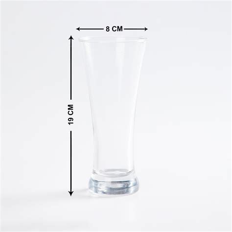 Buy Wexford Firenze Pilsner Glass - 380ml - Set of 6 from Home Centre ...