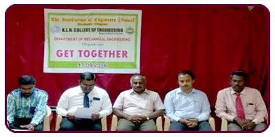 Department of Mechanical Engineering ::: KLNCE