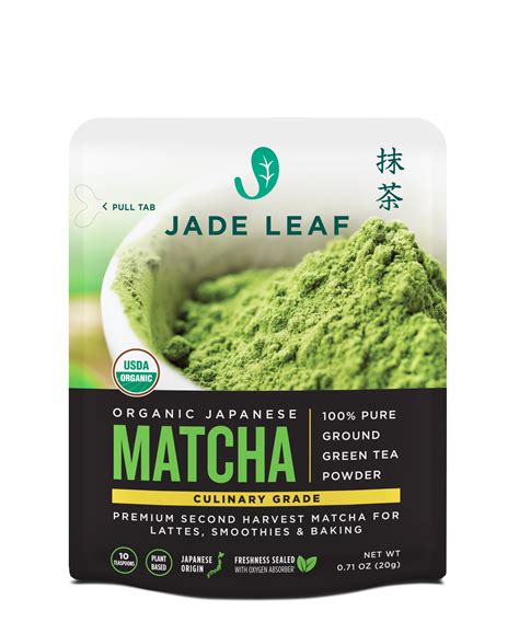 Jade Leaf Organic Culinary Grade Matcha Green Tea Powder for Lattes ...