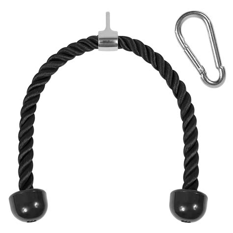 Buy Tricep Rope - Exercise Attachment Press Down - Rope Length Bands ...