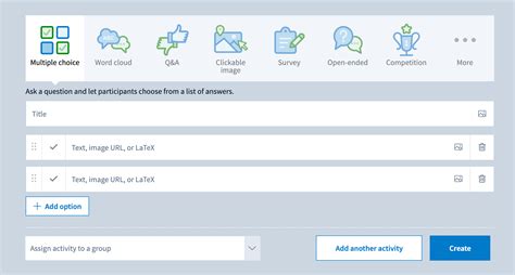 Create an activity – Poll Everywhere