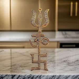 Buy Salvus APP SOLUTIONS Sacred Harmony: Om Trishul Swastik Trishakti ...