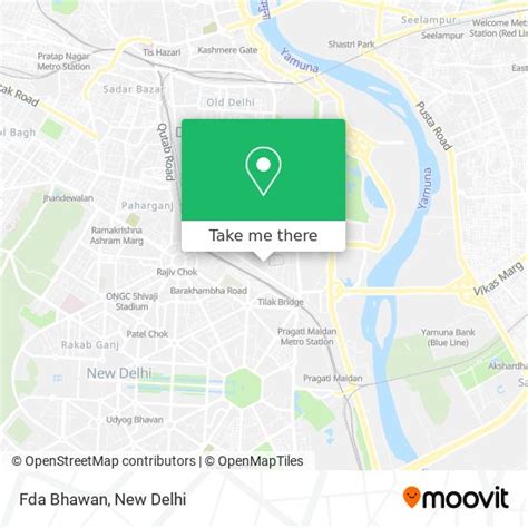 How to Get to Fda Bhawan in Delhi by Bus, Metro or Train?