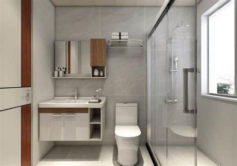 室内效果设计-J&M 卫生间/干湿分离|空间|家装设计|八丶玖零 - 原创作品 - 站酷 (ZCOOL)