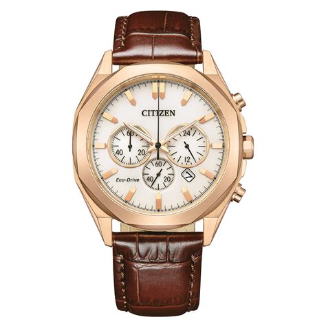 Buy Citizen Leather Analog White Dial Men's Watch-Ca4593-15A, Band ...