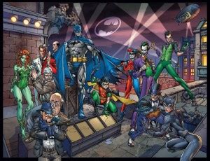 Batman Catwoman Joker Poison Ivy Robin Harley Quinn Riddler Two Face ...