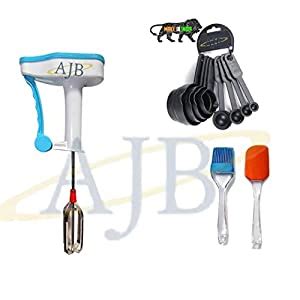 Buy AJB Power Free Hand Blender with Silicone Spatula, Oil Brush and ...