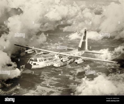 Lockheed C-130A Hercules, 55-005 Stock Photo - Alamy