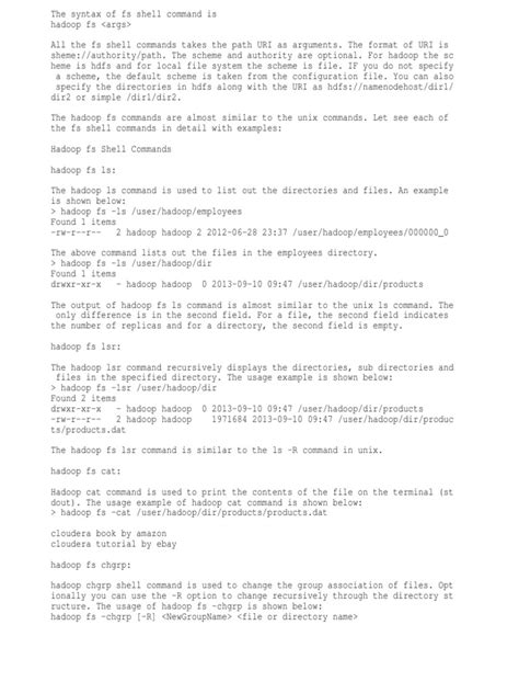 Basic HDFS Commands 的图像结果