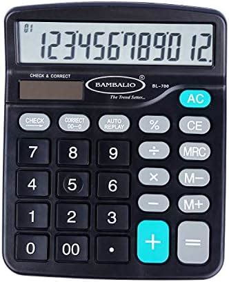 Bambalio12 Digits BL-700 Electronic Calculator, 3 Years Warranty ...